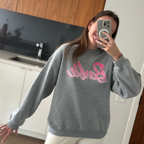 Barbie hoodie with fleece - Picture 2 of 2